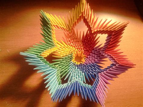 Tutorial How To Make 3d Origami Rainbow Bowl Etsy Origami Diagrams