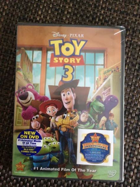 Disney Pixar Toy Story 3 Dvd Tom Hanks Woody Buzz Lightyear New