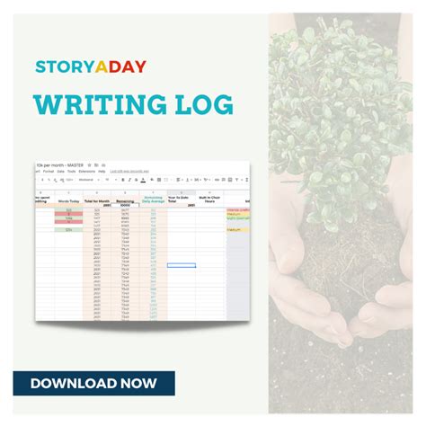 Lp Writing Log 2023 Download Storyaday