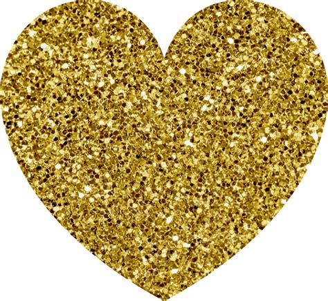блестящие золотые сердечки обои стикер Tenstickers
