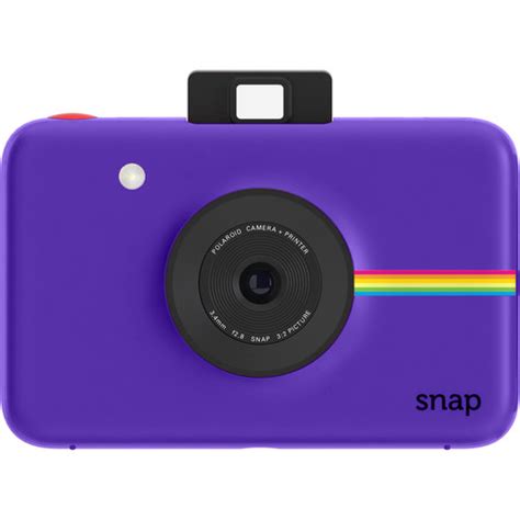 Polaroid Snap Instant Digital Camera Purple Polsp01pr Bandh