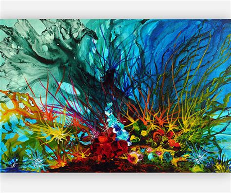 Abstract Underwater Paintings Painting Photos
