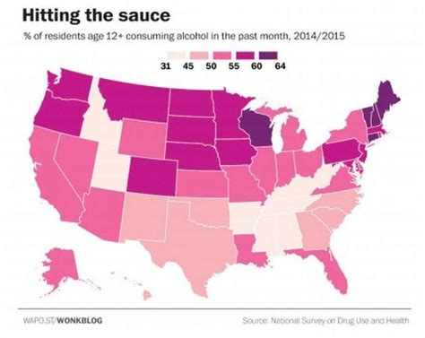 Where The Heaviest Drinking Americans Live Sfgate