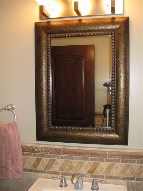 Mirror Frame Kit Traditional Bathroom Mirrors Salt Lake City By