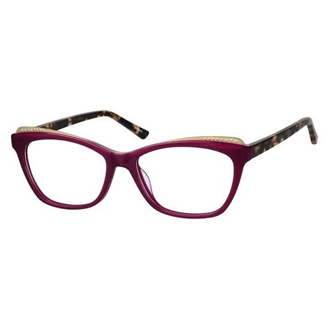 Zenni Womens Cat Eye Prescription Eyeglasses Purple Tortoiseshell