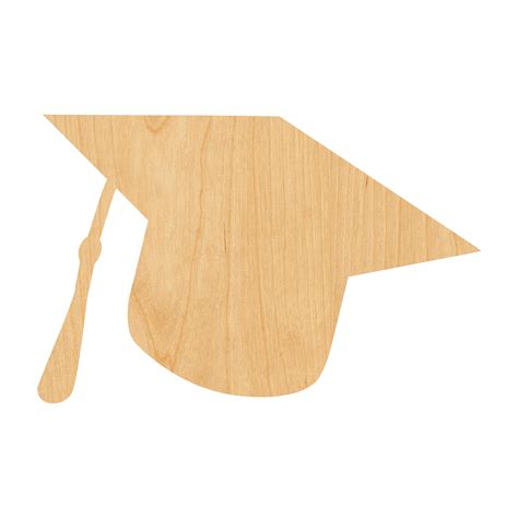Graduation Cap Laser Cut Out Wood Shape Craft Supply | Etsy