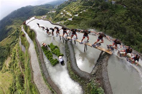 The Banaue Rice Terraces Session Wakeskating The Eighth Wonder Of The