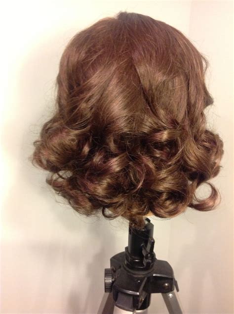 Pin Curl Set Back Pin Curls Long Hair Styles Hair