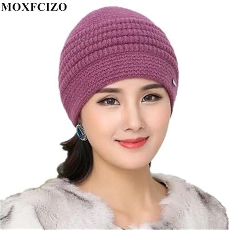 Women Hat For Autumn Winter Knitted Wool Beanies Fashion Hats 2017 New