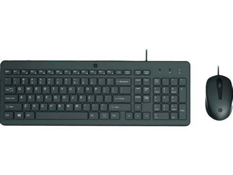 Hp 150 Usb Wired Chiclet Keyboard And Mouse Combo For Desktop And Laptop