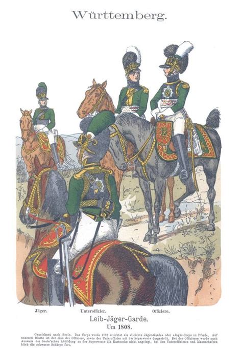 Band X 57 Württemberg Leib Jäger Garde 1808 Napoleonic Wars