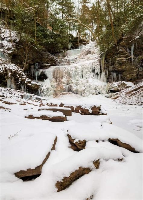 Winter Hiking At Ricketts Glen State Park