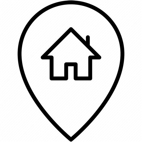 Home House Location Icon Download On Iconfinder