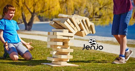 Giant Jenjo 54 Piece Giant Jenga Outdoor Wood Block Game 63cm Etsy