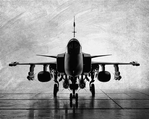 Beibehang Modern Simple Mural Hd Black And White Aircraft