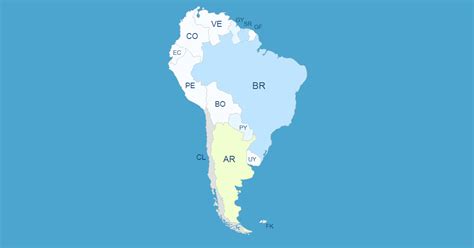 Interactive Map Of South America Wordpress Plugin