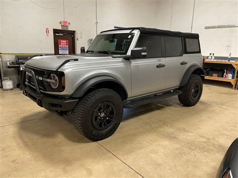 Iconic Silver Wildtrak Gets Ppf Stealth Wrap Bronco6g 2021 Ford