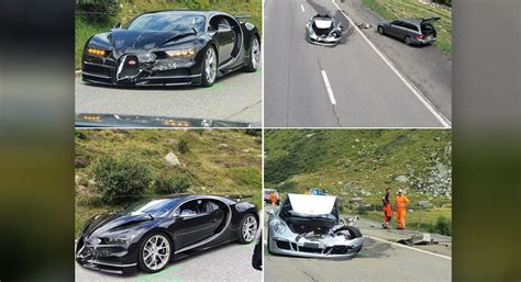 Un Choque Entre Bugatti Chiron Y Un Porsche 911 Deja Daños Millonarios