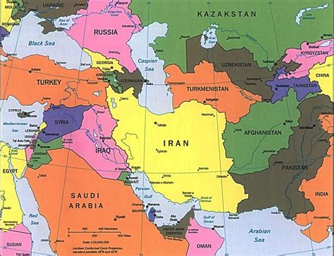Iran Map Middle East Asia Map Iraq Map Political Map