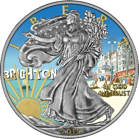 Coub is youtube for video loops. États-Unis. 1 Dollar 2019 - Silver Eagle "BRIGHTON BEACH ...