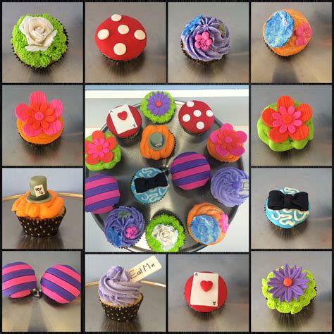 The alice in wonderland cupcake picks are no longer available. Alice In Wonderland Custom Decorated Cupcakes (With images) | Cupcakes decoration, Cupcake ...