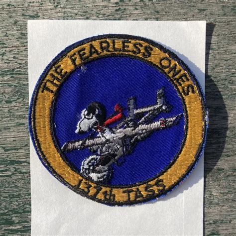 Vietnam War Era Usaf 137th Tactical Air Support Squadron 137th Patch Tass Snoopy 75 00 Picclick