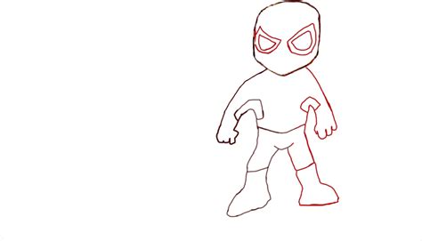 Easy Drawing Superheroes Cartoon Superheroes Drawing