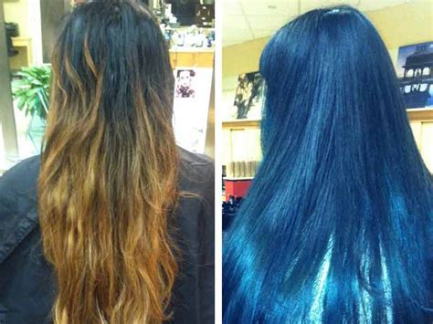 I Tried Blue Black Hair Dye From Loreal And This Thing Happened