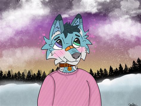 My First Proper Fursona Drawing By Me Im New To Drawing So Please Be
