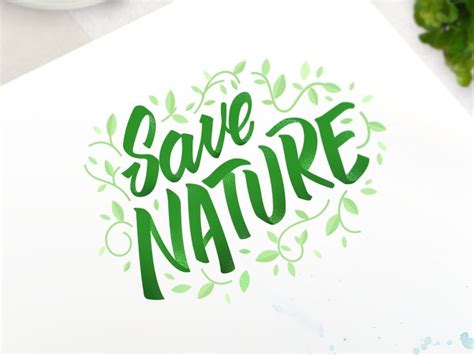 Nature Calligraphic Handwriting Calligraphy Letters Lettering
