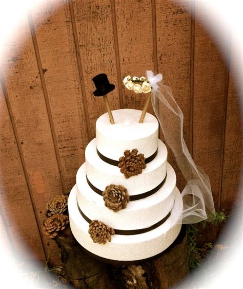 Rustic Wedding Cake Topper Country Fall Weddings By Momoradrose