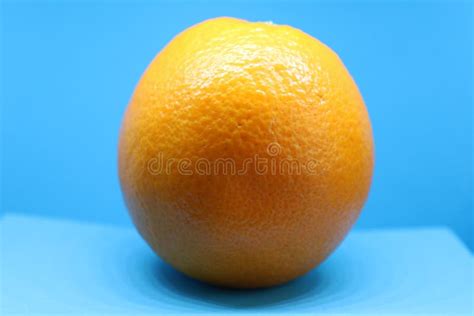 Orange Fruit On Blue Background Stock Photo Image Of Diet Oranges