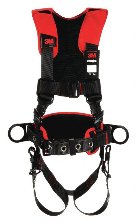 3m Protecta Full Body Harness 420 Lb Black Ml 470w281161205