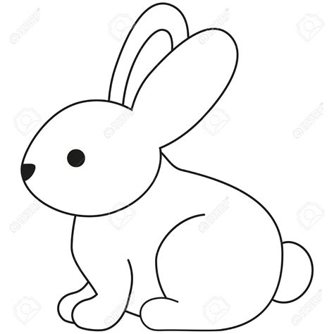 Black And White Rabbit Clipart Free Cliparts Download Images On Clipground