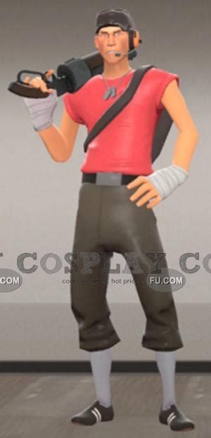 Custom Scout Cosplay Costume From Team Fortress 2