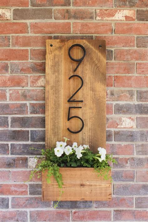 Welcome Home Innovative Diy House Number Signs