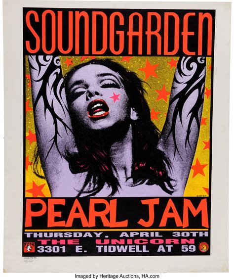 Soundgardenpearl Jam Frank Kozik Limited Edition Poster 10212500