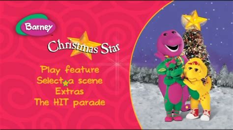 Barney Christmas Star Dvd Menu