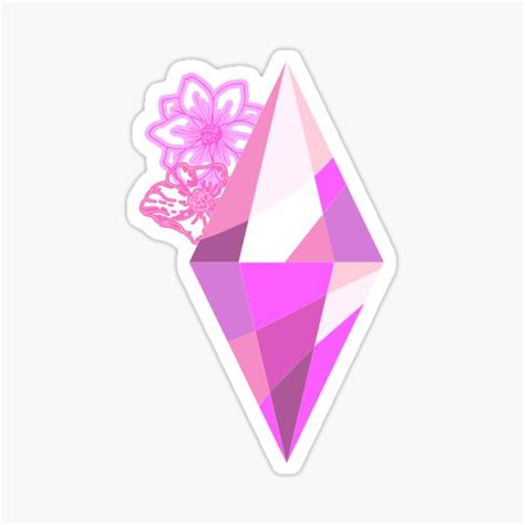 The Sims 4 Pink Plumbob Sticker For Sale By Cvtrvs Redbubble