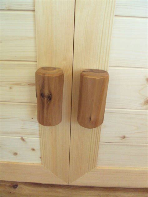 Rustic Log Cabinet Door Handle Home Cabin Lodge Furniture