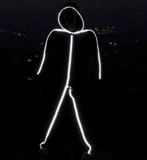 You can pin it now, and thank me later! Glowy Zoey Adult LED Stickman Costume - NoveltyStreet