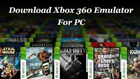 Xbox 360 Emulator For Pc Windows 710 And Mac Full Free Download