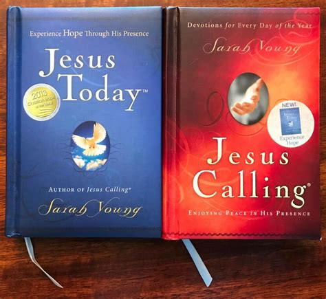 Jesus Today Jesus Calling Devotional Book Lot Sarah Young Hc Christian