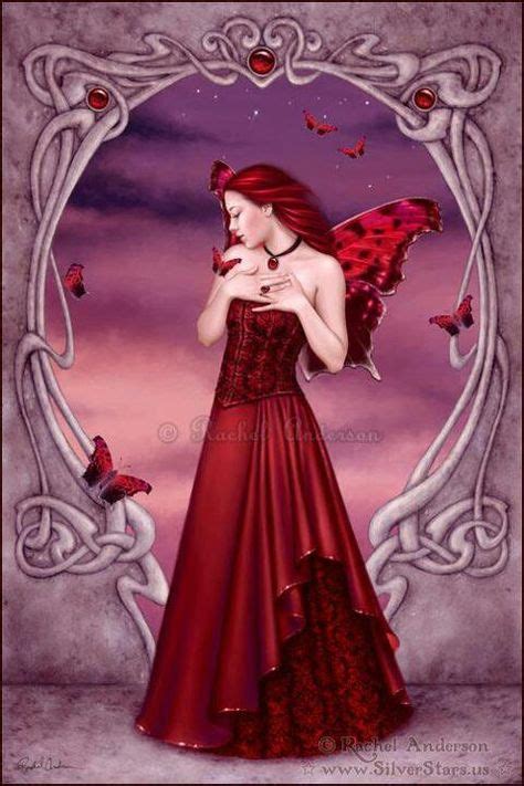 Red Fairy With Images Fairy Art Beautiful Fairies Fantasy Fairy