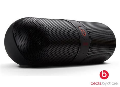 The 6.5 woofer is paired with a zero protrusion, 1/2, pei tweeter for pristine audio clarity. Beats Pill Portable Speaker