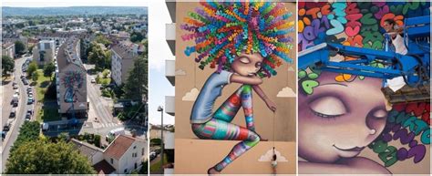 Grand Paris 6 Street Artistes Venus Du Monde Entier Ornent 6 Façades Doeuvres Monumentales