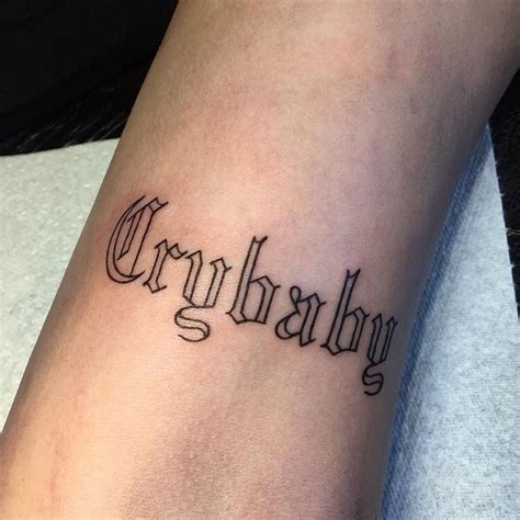 Cry Baby Lil Peep Tattoos Tattoos Mini Tattoos