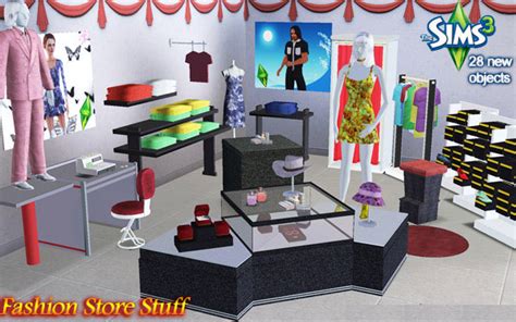Mod The Sims The Sims 3 Fashion Store Stuff Set 28 New Objects