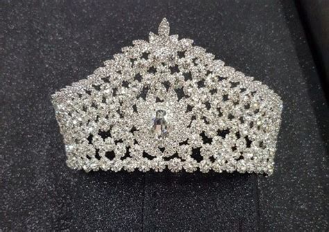 Silver Bridal Crowns Wedding Crown Tiara Crystal Headpiece Wedding