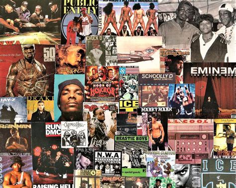 90s Hip Hop Collage